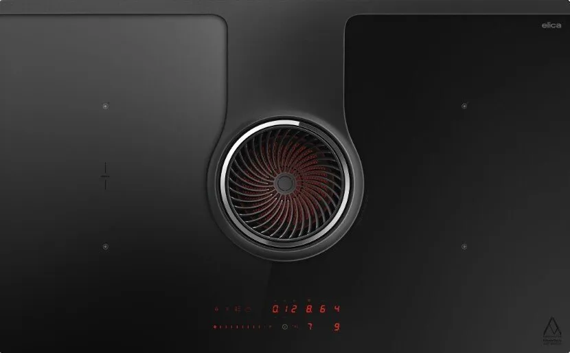 Индукционная варочная панель с вытяжкой Elica NIKOLATESLA ONE EVO BL/A/83